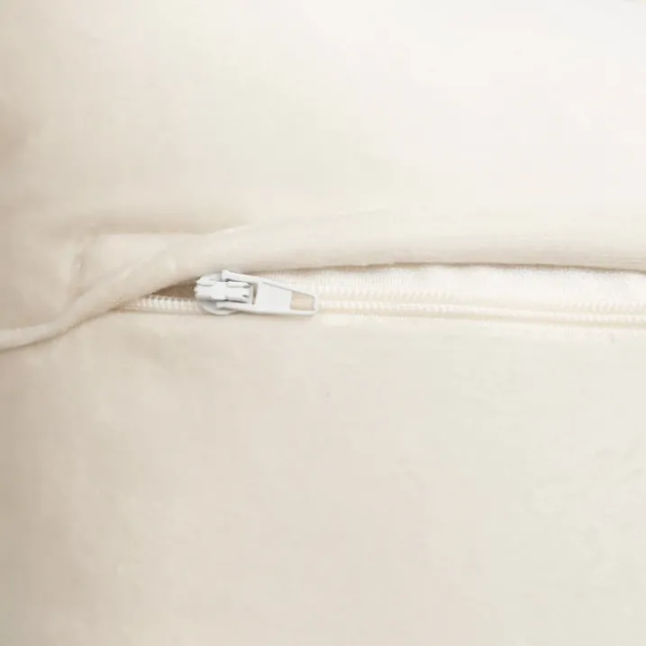 Coussin déhoussable bouclette rectangle