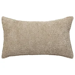 Coussin déhoussable bouclette rectangle