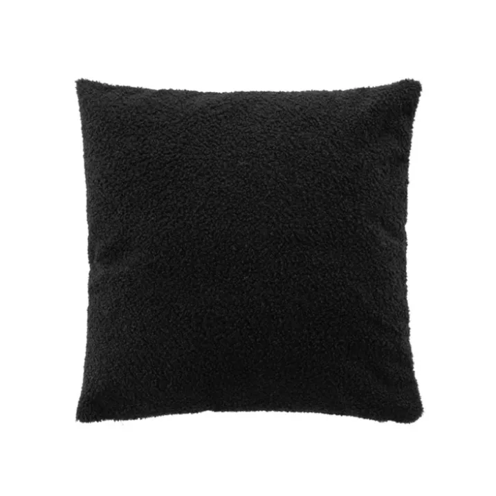 Coussin déhoussable en bouclette unie
