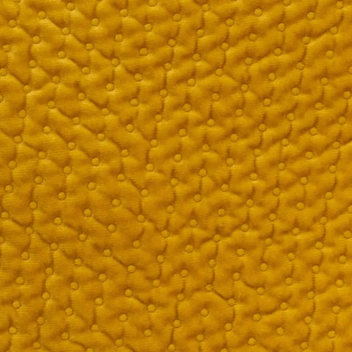 Coussin déhoussable en velours reliefé