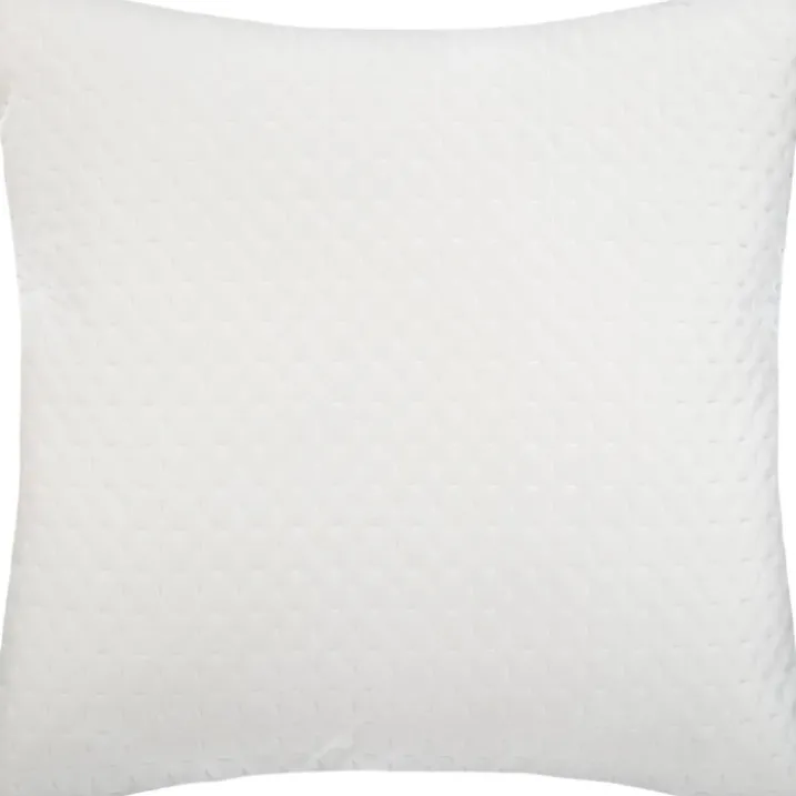 Coussin déhoussable en velours reliefé