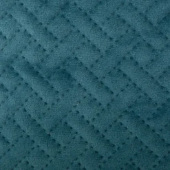 Coussin déhoussable en velours reliefé