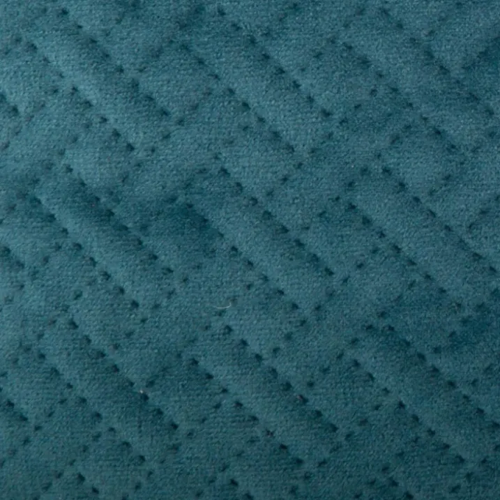 Coussin déhoussable en velours reliefé