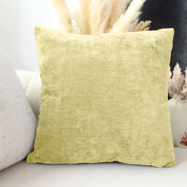 Coussin déhoussable en velours