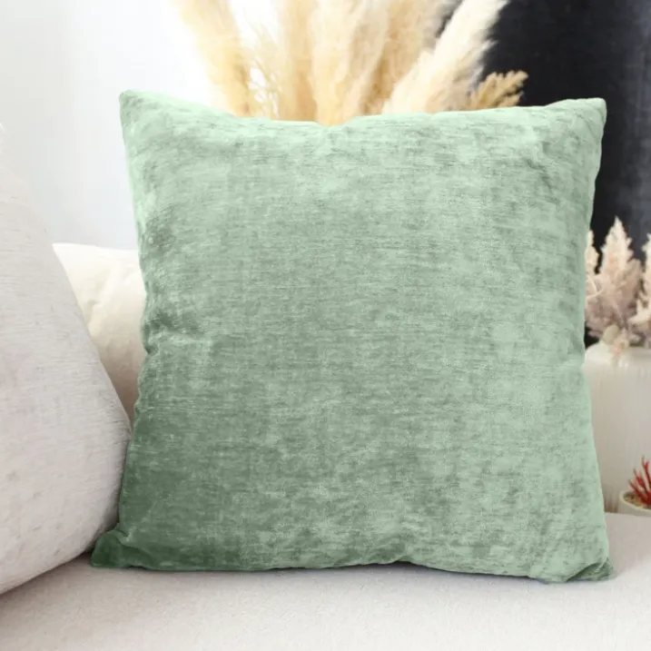 Coussin déhoussable en velours