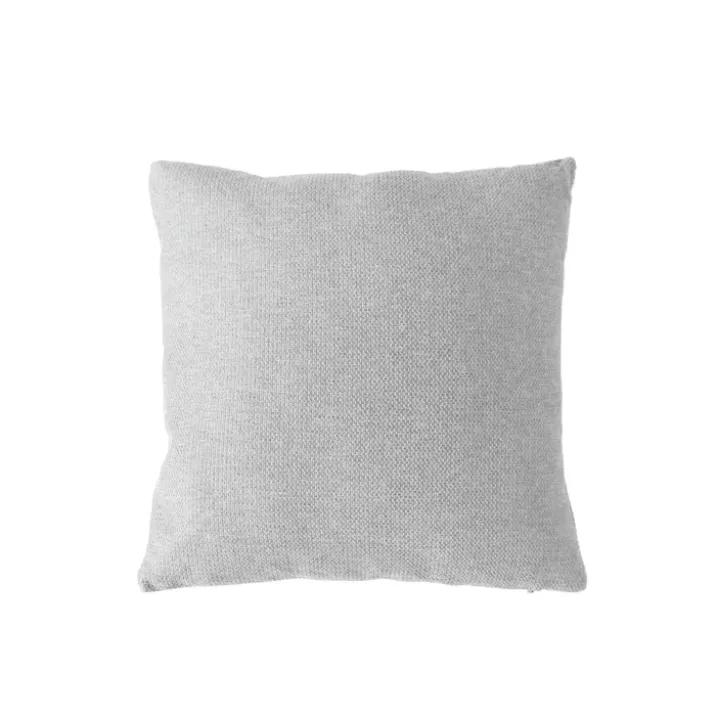 Coussin déhoussable en velours chenillé