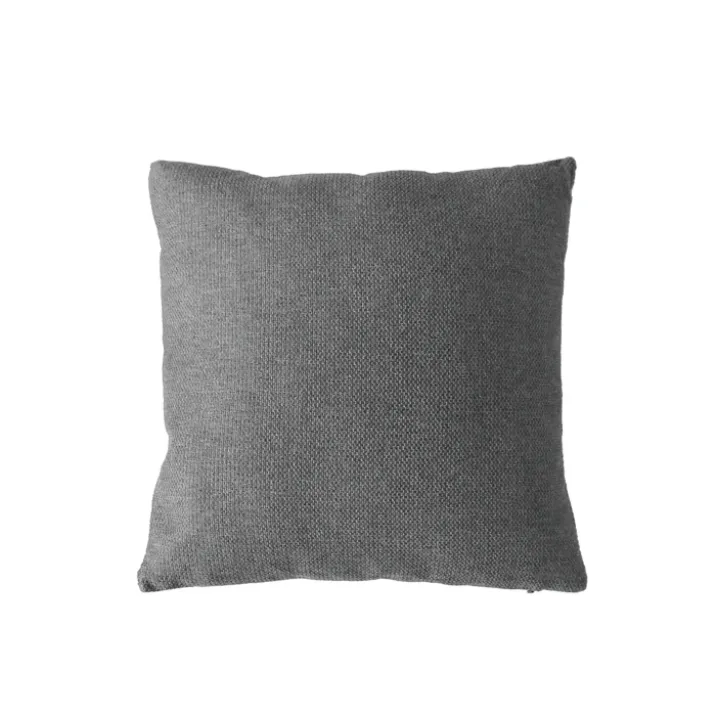 Coussin déhoussable en velours chenillé