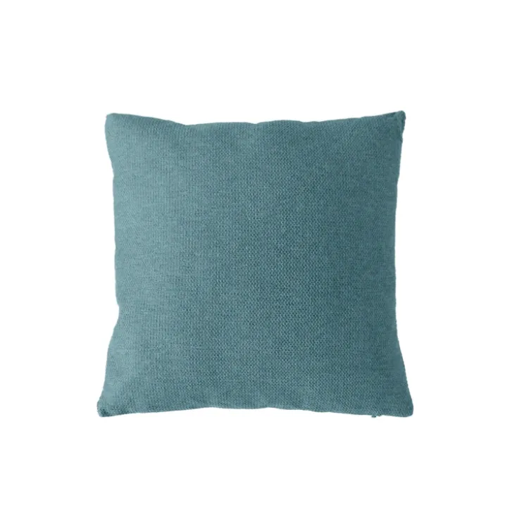 Coussin déhoussable en velours chenillé