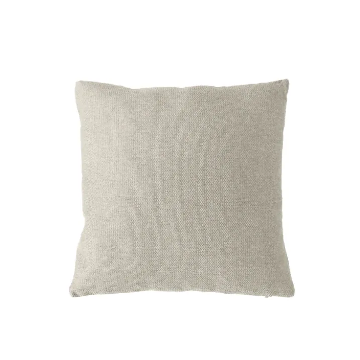 Coussin déhoussable en velours chenillé