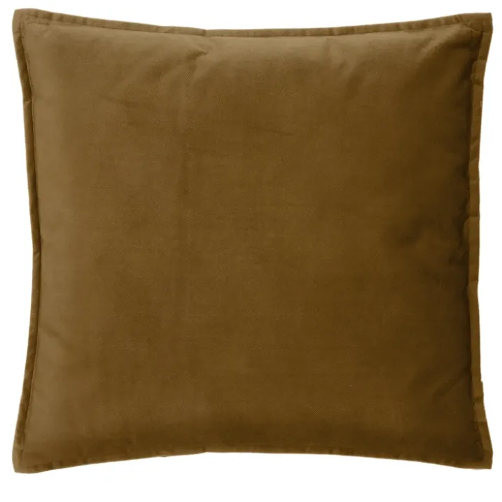 Coussin déhoussable en velours