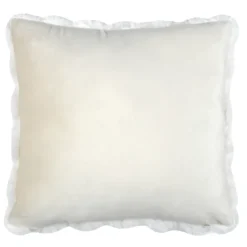 Coussin déhoussable imitation fourrure
