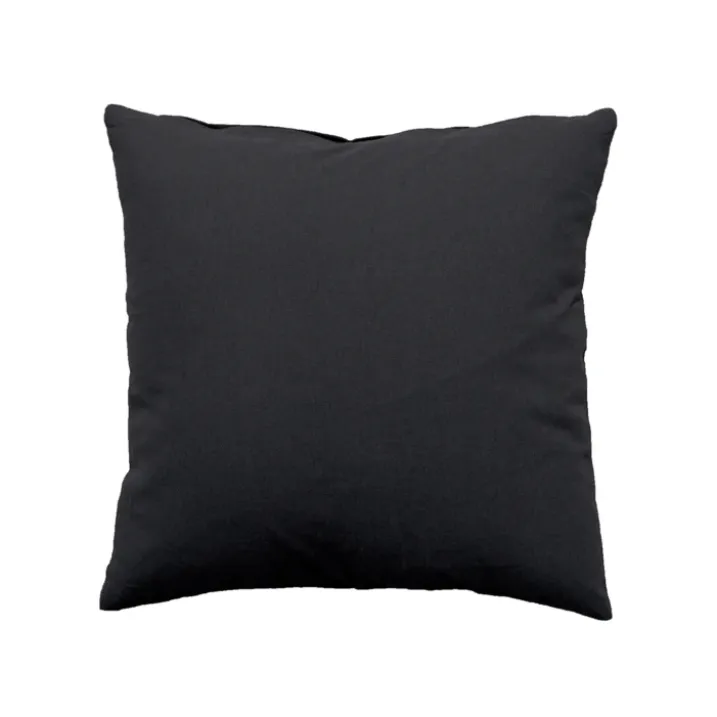 Coussin déhoussable uni en coton