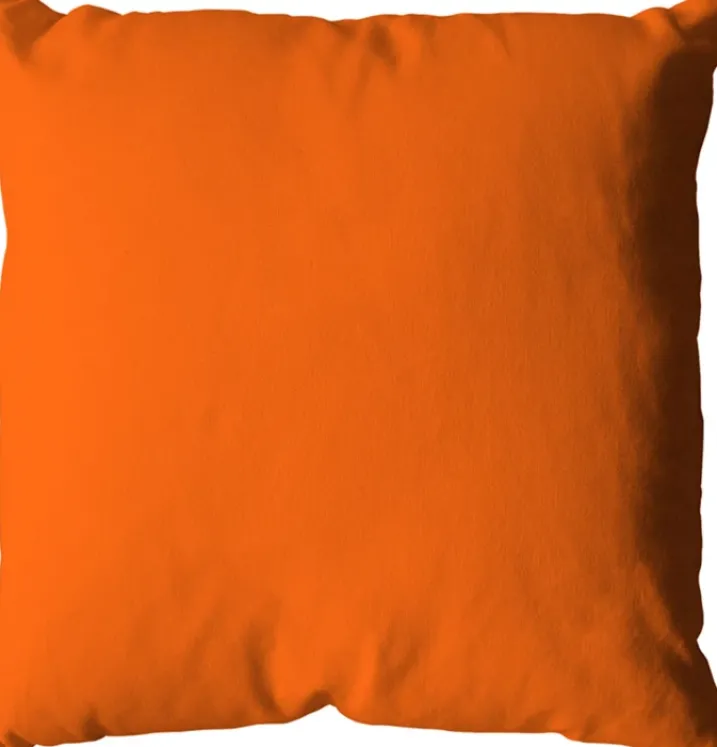Coussin déhoussable uni en coton