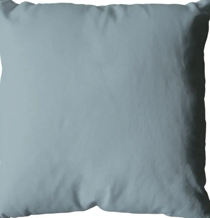 Coussin déhoussable uni en coton