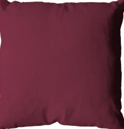 Coussin déhoussable uni en coton