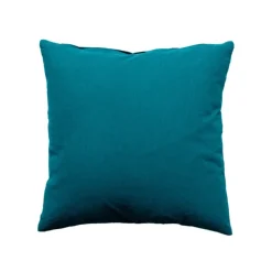 Coussin déhoussable uni en coton