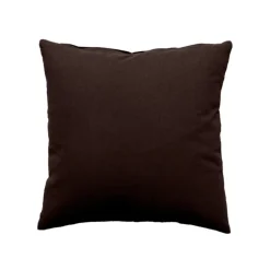 Coussin déhoussable uni en coton