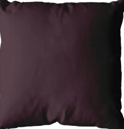 Coussin déhoussable uni en coton