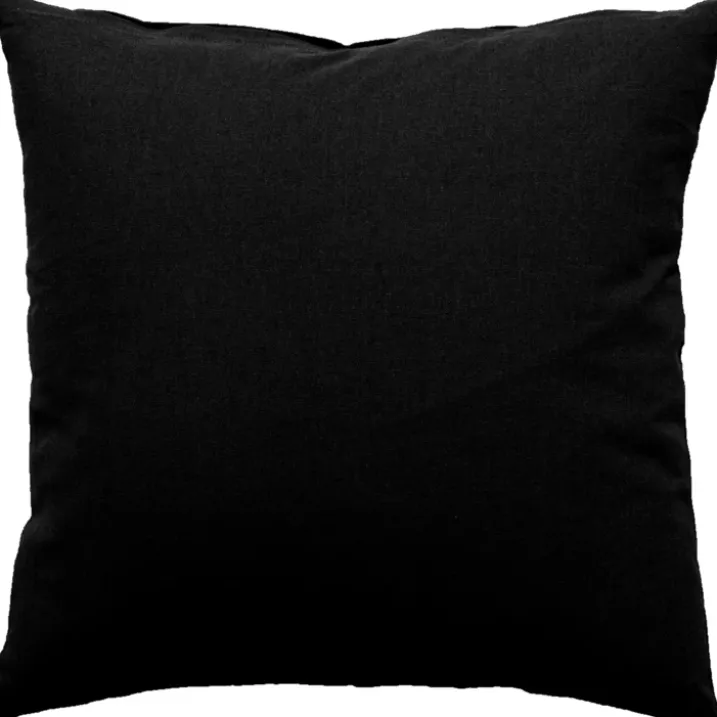 Coussin déhoussable uni en coton