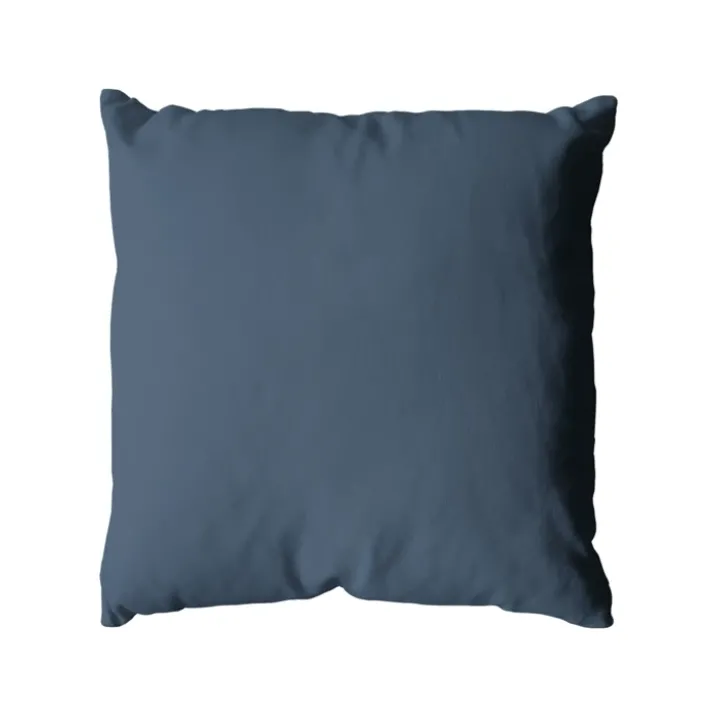 Coussin déhoussable uni en coton