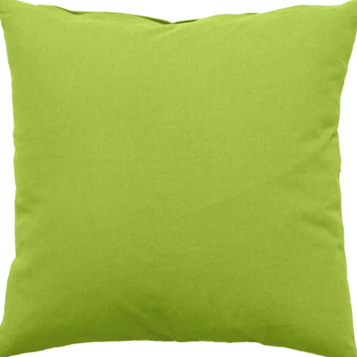 Coussin déhoussable uni en coton