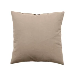 Coussin déhoussable uni en coton
