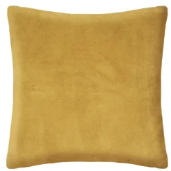 Coussin en imitation fourrure bouclée