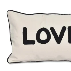 Coussin en toile Love