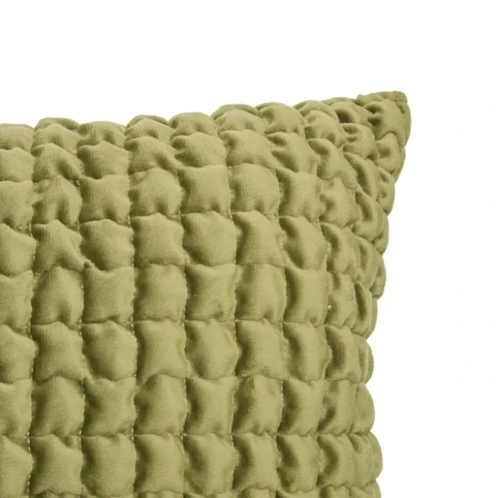 Coussin en velours effet 3D moelleux