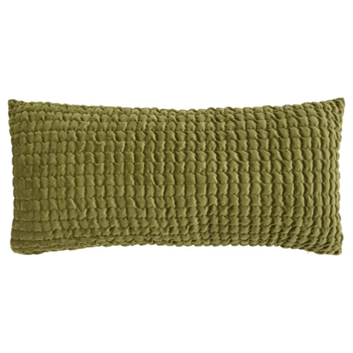 Coussin en velours effet 3D moelleux
