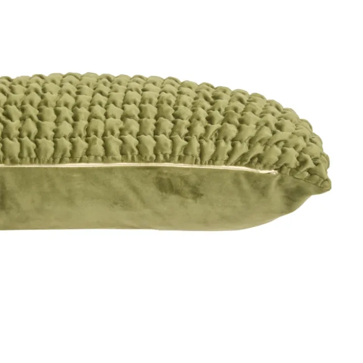 Coussin en velours effet 3D moelleux