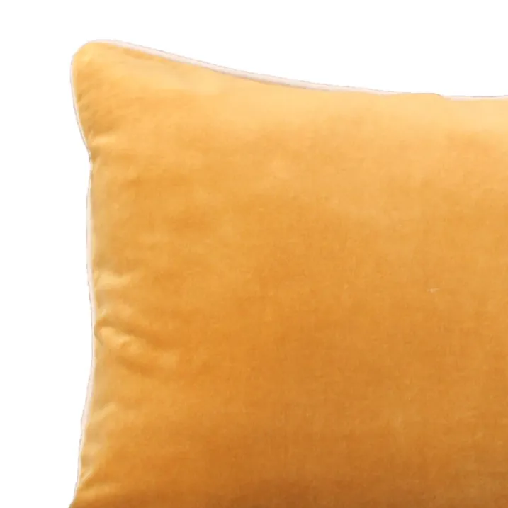 Coussin en velours réversible