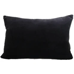 Coussin en velours réversible