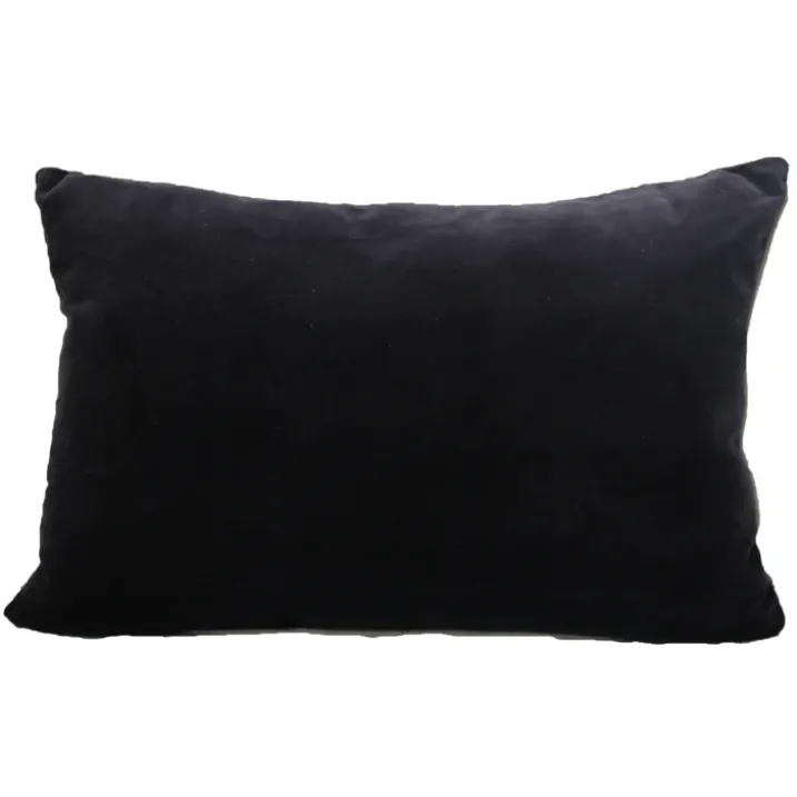 Coussin en velours réversible