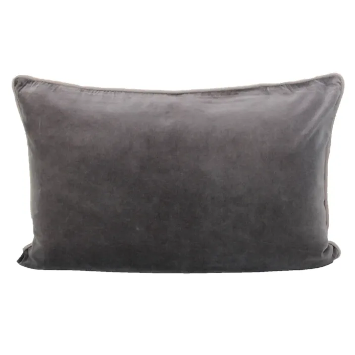Coussin en velours réversible