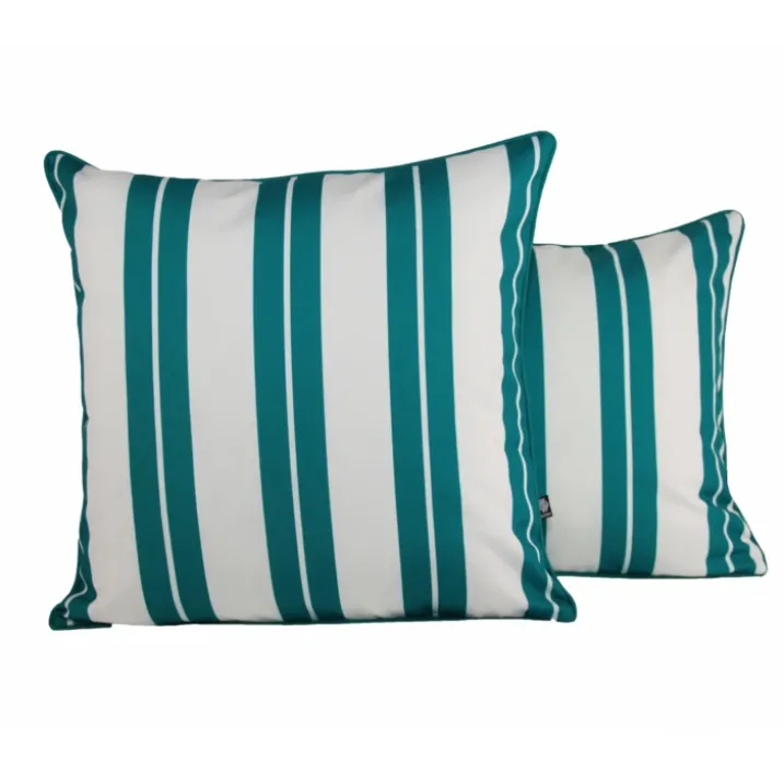 Coussin extérieur à rayures