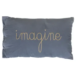 Coussin gaze de coton avec mot doux