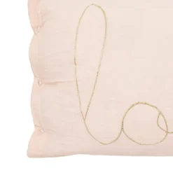 Coussin gaze de coton avec mot doux