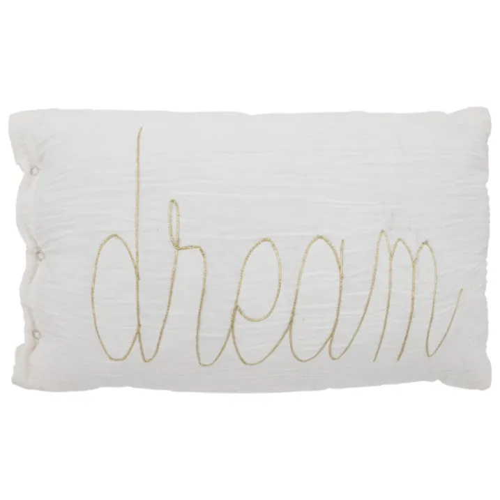 Coussin gaze de coton avec mot doux