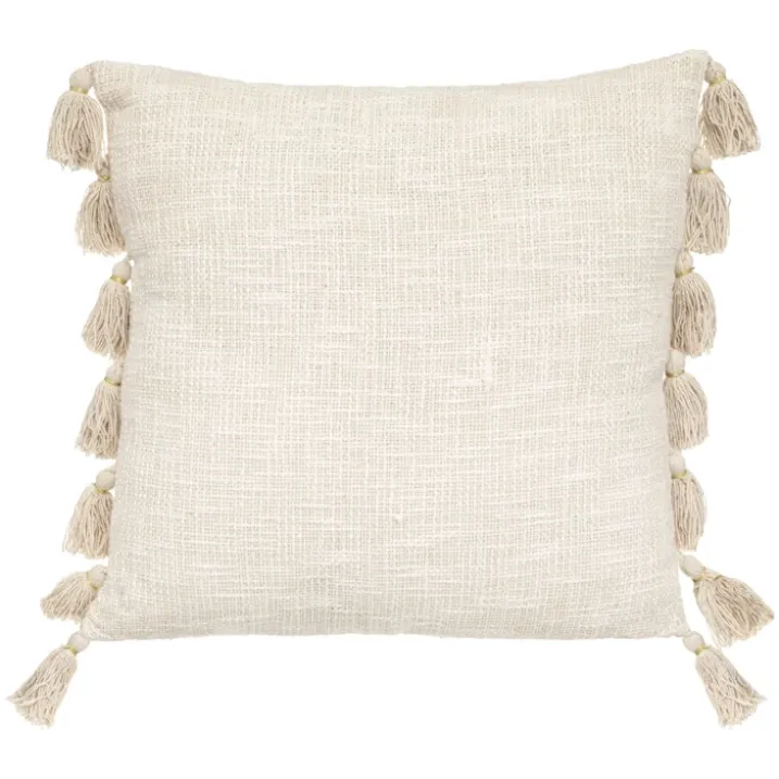 Coussin gypsy avec pompons