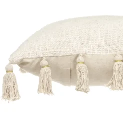 Coussin gypsy avec pompons
