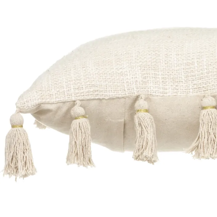 Coussin gypsy avec pompons