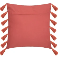 Coussin gypsy avec pompons