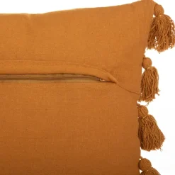 Coussin gypsy avec pompons