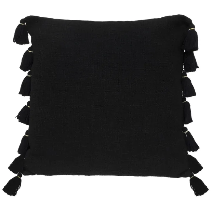 Coussin gypsy avec pompons