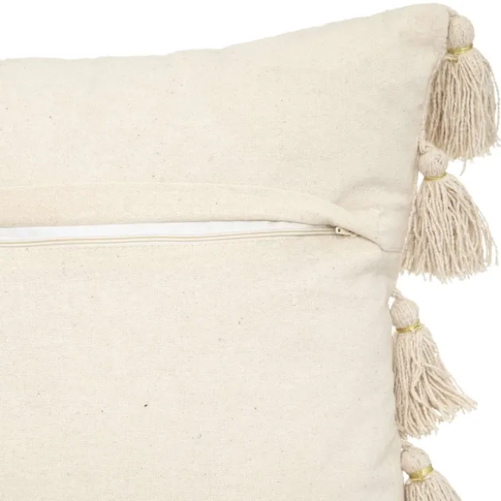 Coussin gypsy avec pompons