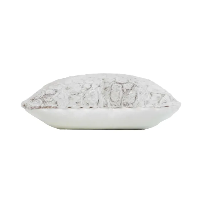 Coussin imitation fourrure