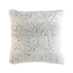 Coussin imitation fourrure