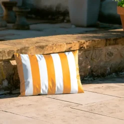 Coussin imperméable déhoussable à rayures ARCACHON