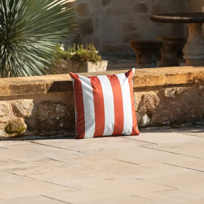 Coussin imperméable déhoussable à rayures ARCACHON